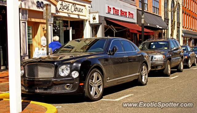 Bentley Mulsanne spotted in Red Bank, New Jersey