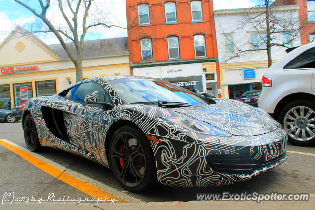 Mclaren MP4-12C spotted in Greenwich, Connecticut