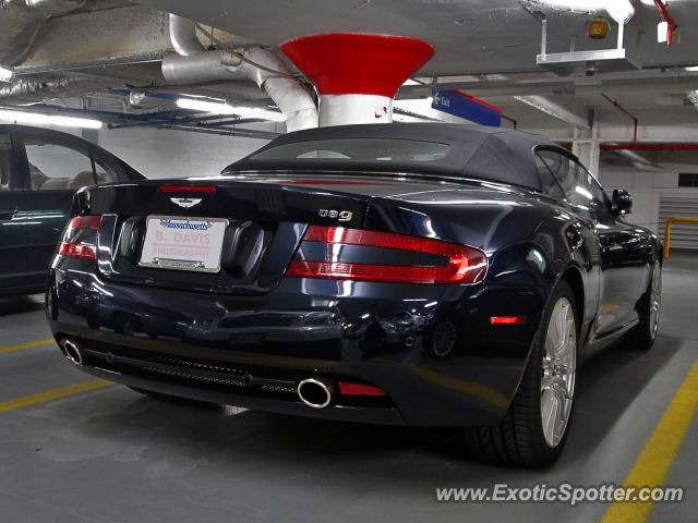 Aston Martin DB9 spotted in Boston, Massachusetts