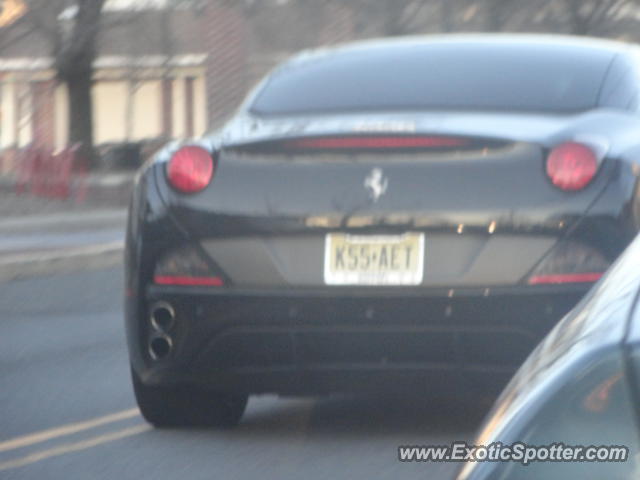 Ferrari California spotted in Red Bank, New Jersey