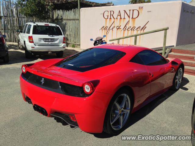 Ferrari 458 Italia spotted in Cape Town, South Africa