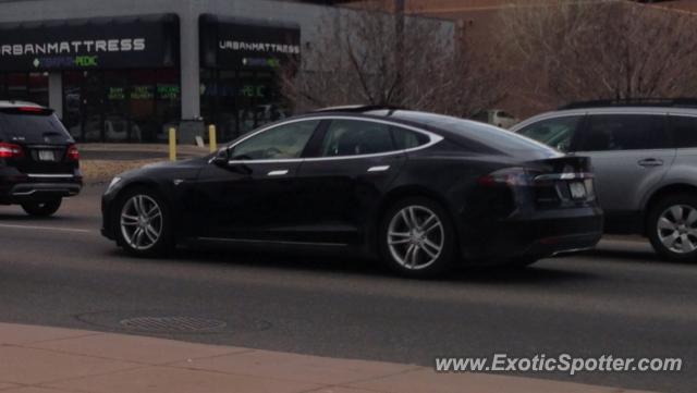 Tesla Model S spotted in Denver, Colorado