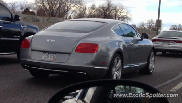 Bentley Continental spotted in Denver, Colorado