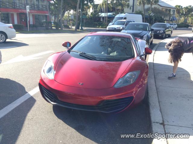 Mclaren MP4-12C spotted in Sarasota, Florida