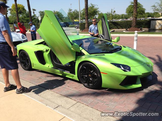Lamborghini Aventador spotted in Orlando, Florida