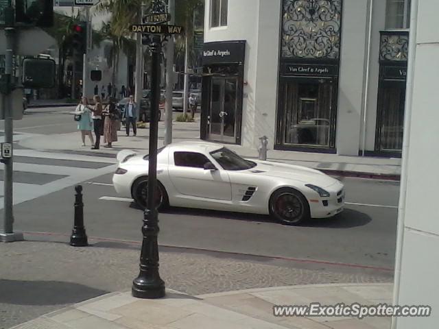 Mercedes SLS AMG spotted in Beverly.Hills, California