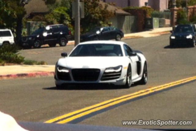 Audi R8 spotted in La Jolla, California