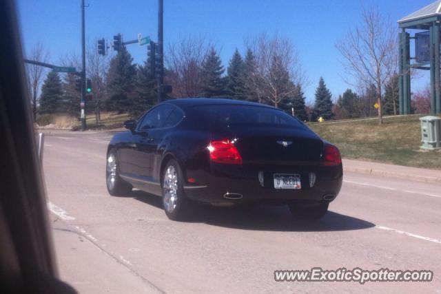 Bentley Continental spotted in Highlands Ranch, Colorado