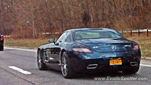 Mercedes SLS AMG spotted in Some roads in, New York