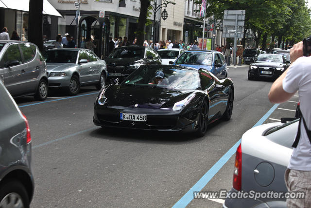 Ferrari 458 Italia spotted in Düsseldorf, Germany