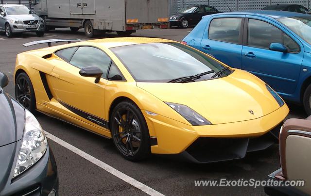 Lamborghini Gallardo spotted in Douglas, United Kingdom