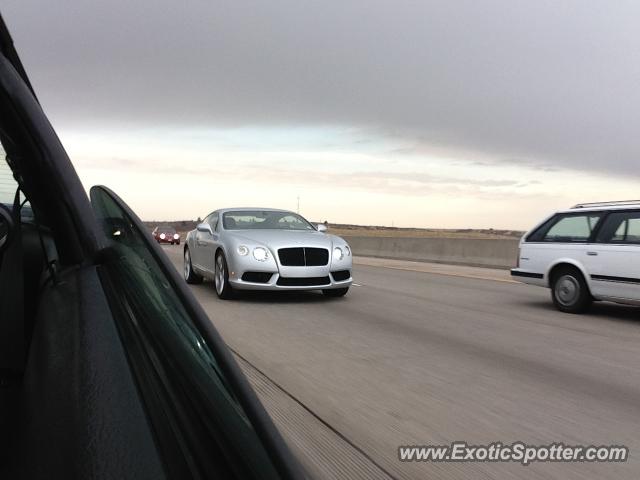 Bentley Continental spotted in Castle pines, Colorado