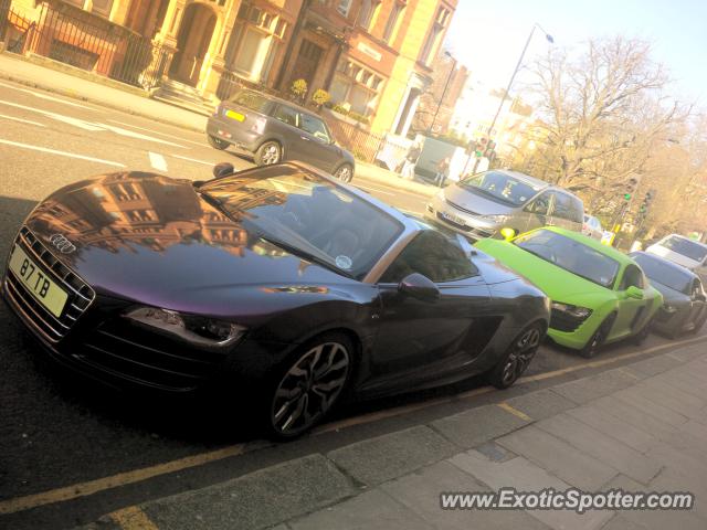 Audi R8 spotted in London, United Kingdom