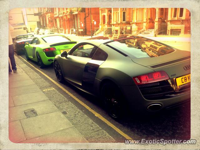 Audi R8 spotted in London, United Kingdom