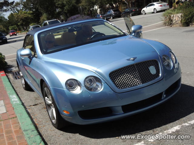 Bentley Continental spotted in Carmel, California