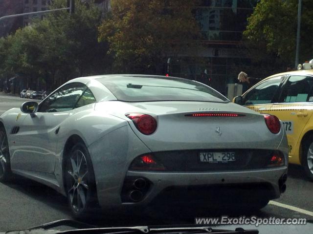 Ferrari California spotted in Melbourne CBD, Australia