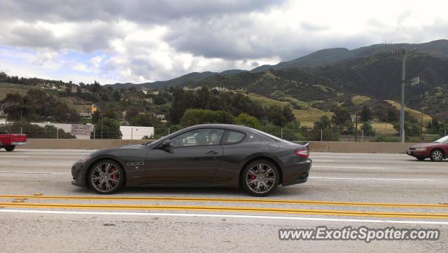 Maserati GranTurismo spotted in Corona, California