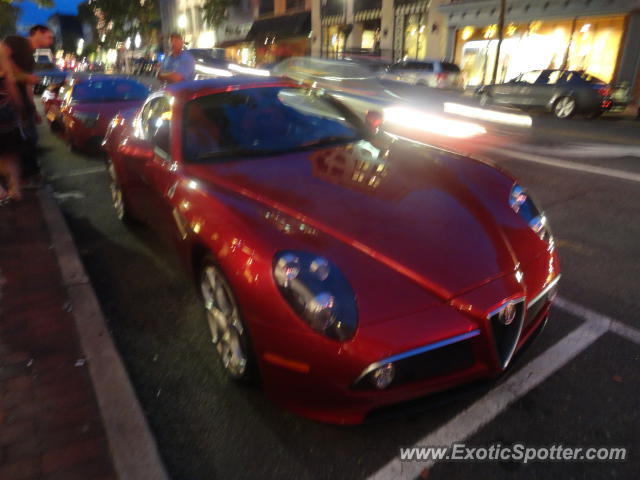 Alfa Romeo 8C spotted in Red Bank, New Jersey