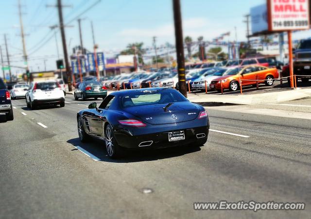 Mercedes SLS AMG spotted in Westminster, California