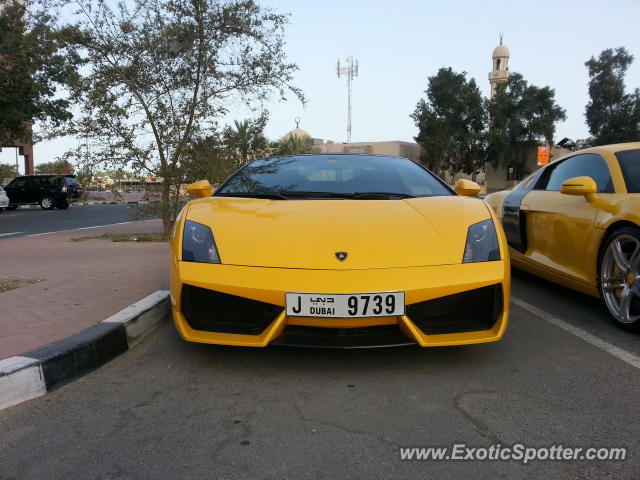 Lamborghini Gallardo spotted in Dubai, United Arab Emirates