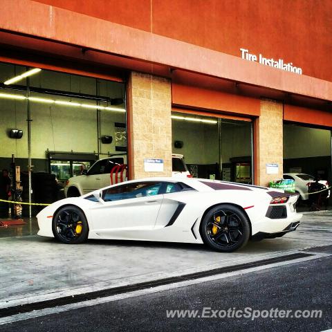 Lamborghini Aventador spotted in Henderson, Nevada