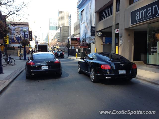 Bentley Continental spotted in Toronto, Canada