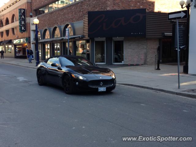 Maserati GranTurismo spotted in Toronto, Canada