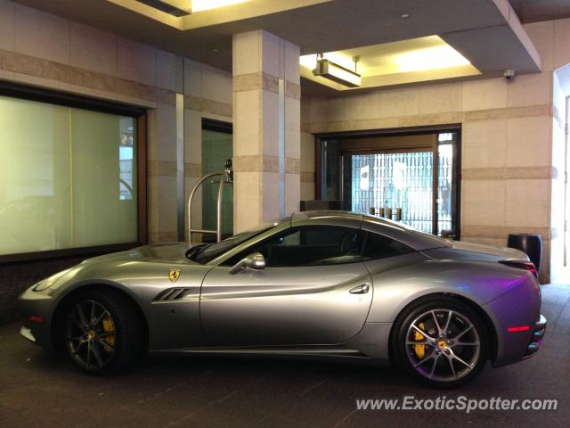 Ferrari California spotted in Toronto, Canada