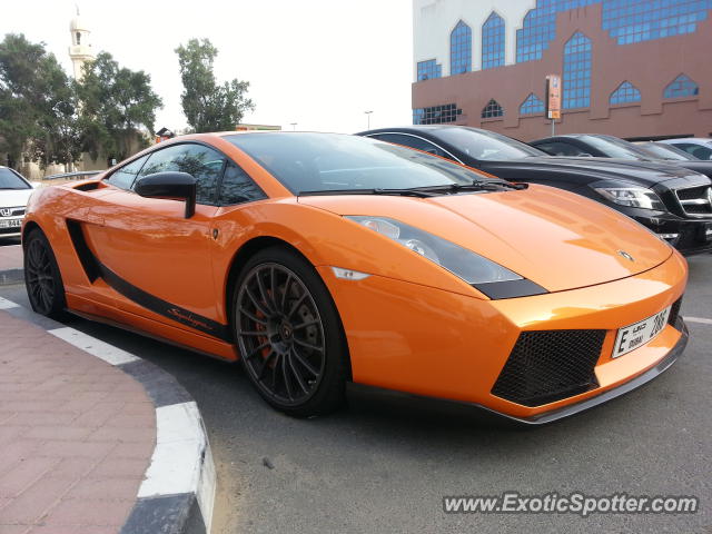 Lamborghini Gallardo spotted in Dubai, United Arab Emirates