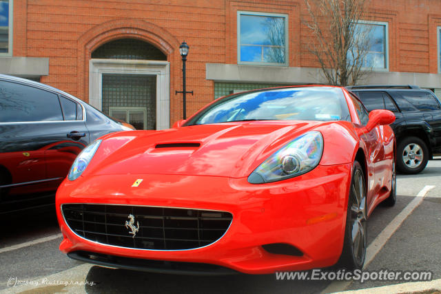 Ferrari California spotted in Greenwich, Connecticut