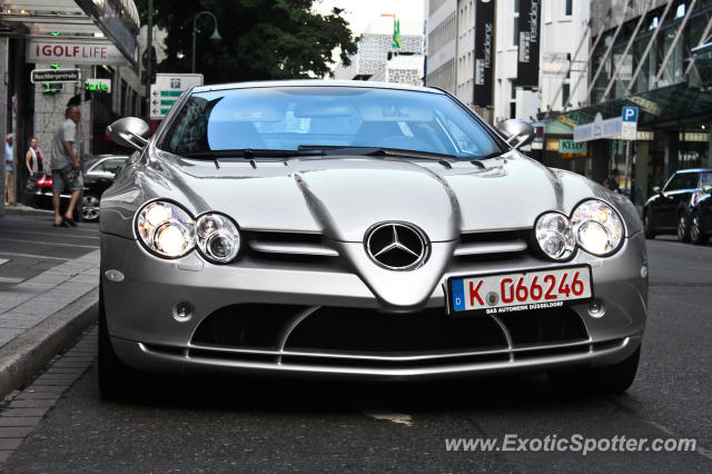 Mercedes SLR spotted in Düsseldorf, Germany