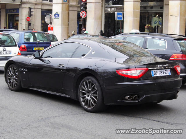 Maserati GranTurismo spotted in Paris, France