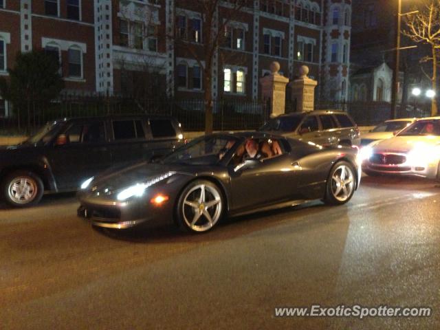 Ferrari 458 Italia spotted in Roxbury, Massachusetts