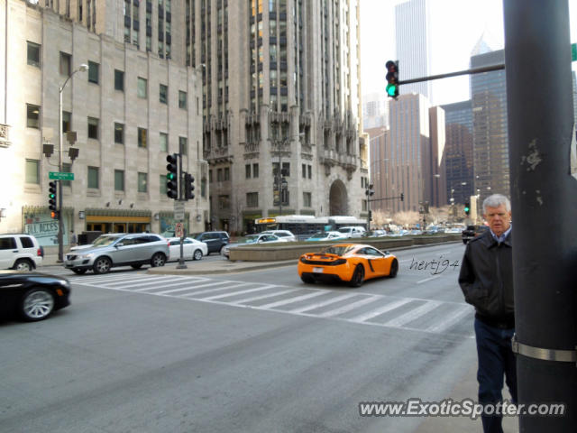 Mclaren MP4-12C spotted in Chicago, Illinois