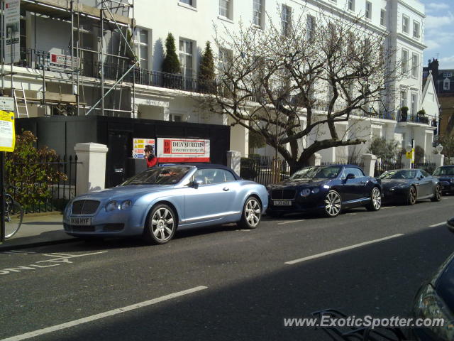 Bentley Continental spotted in London, United Kingdom