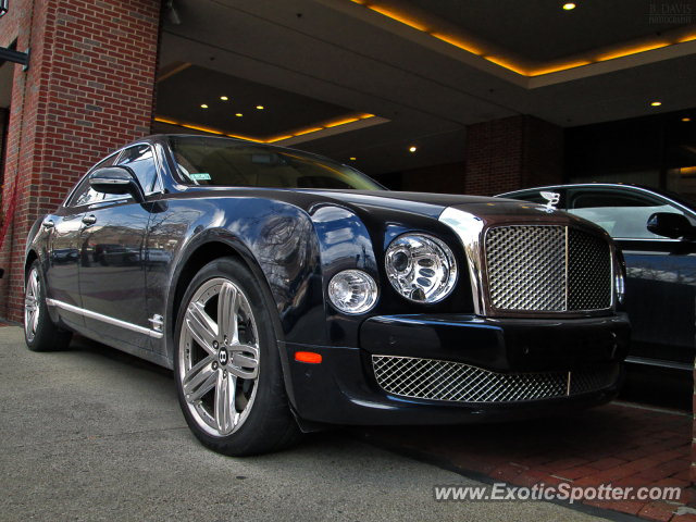 Bentley Mulsanne spotted in Boston, Massachusetts