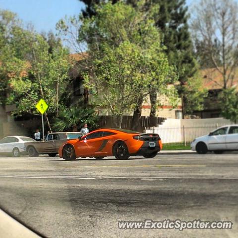 Mclaren MP4-12C spotted in Riverside, California