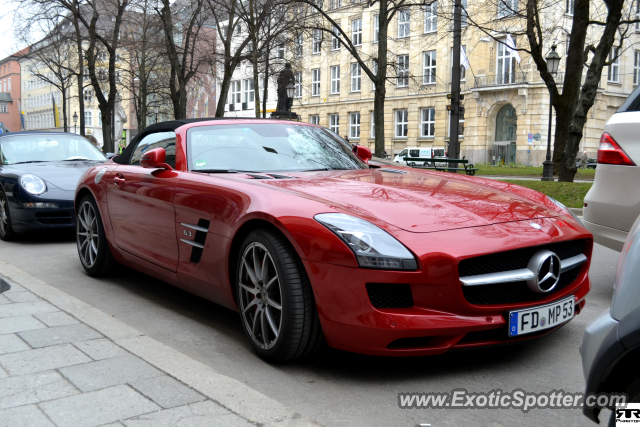 Mercedes SLS AMG spotted in Munich, Germany