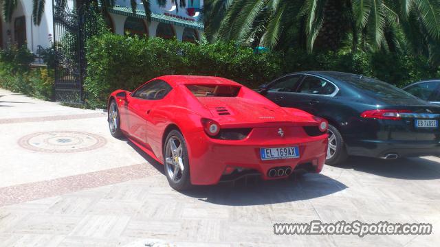 Ferrari 458 Italia spotted in San Benedetto, Italy