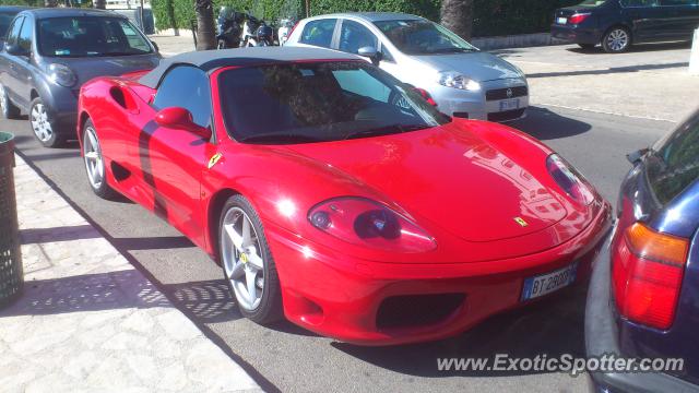 Ferrari 360 Modena spotted in San Benedetto, Italy