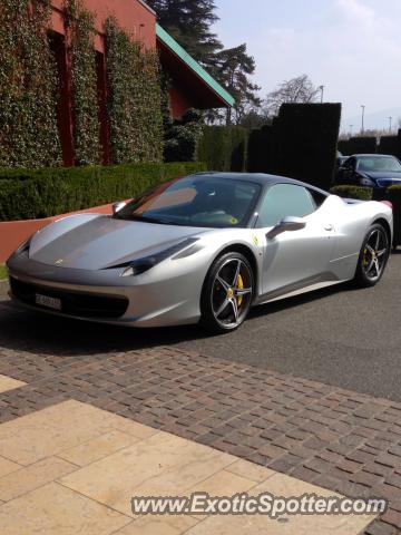 Ferrari 458 Italia spotted in Geneva, Switzerland