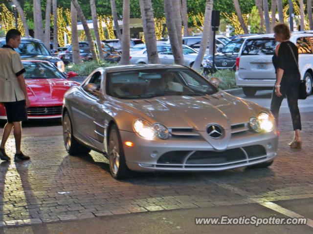 Mercedes SLR spotted in Bal Harbour, Florida