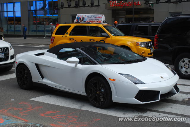 Lamborghini Gallardo spotted in New York, New York