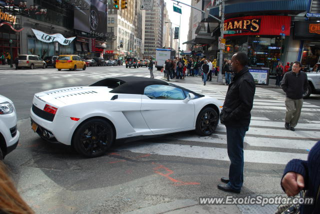 Lamborghini Gallardo spotted in New York, New York