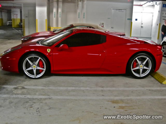 Ferrari 458 Italia spotted in Fort Lauderdale, Florida