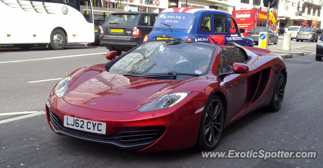 Mclaren MP4-12C spotted in London, United Kingdom