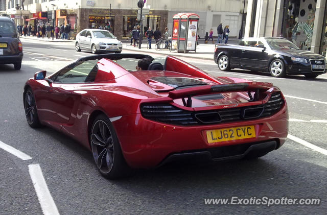 Mclaren MP4-12C spotted in London, United Kingdom