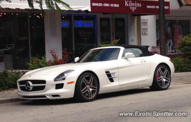 Mercedes SLS AMG spotted in Fort Lauderdale, Florida