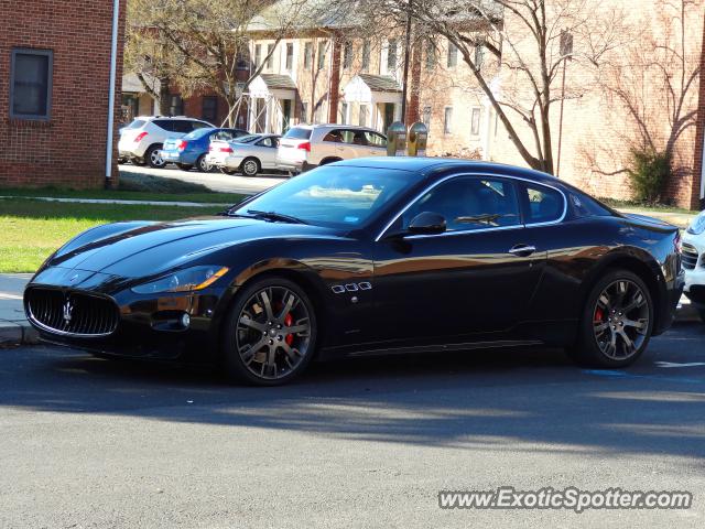 Maserati GranTurismo spotted in Newark, Delaware