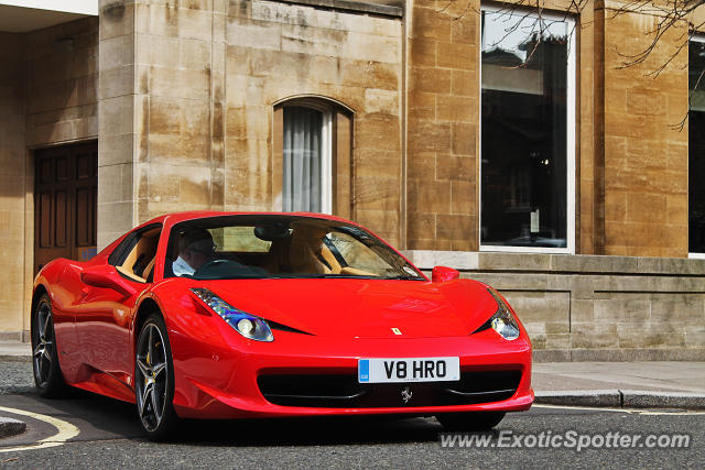 Ferrari 458 Italia spotted in London, United Kingdom